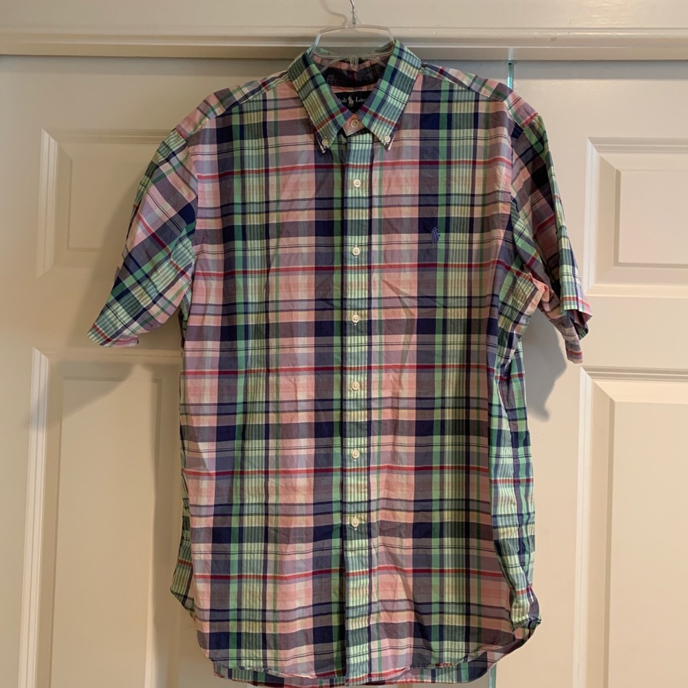 Ralph Lauren short sleeve dress shirt size M